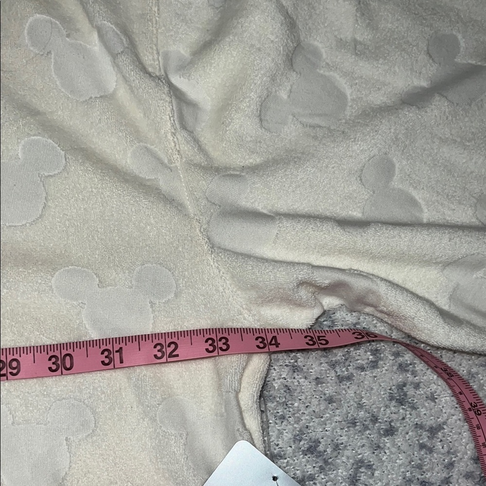 Cream Minnie Mouse Hoodie with Cartoon Embroidery - Picture 2 of 9
